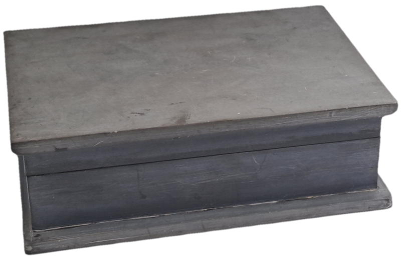 Vintage Heavy Metal Trinket Box 17,5cmx12cmx6cm  -1,18kg