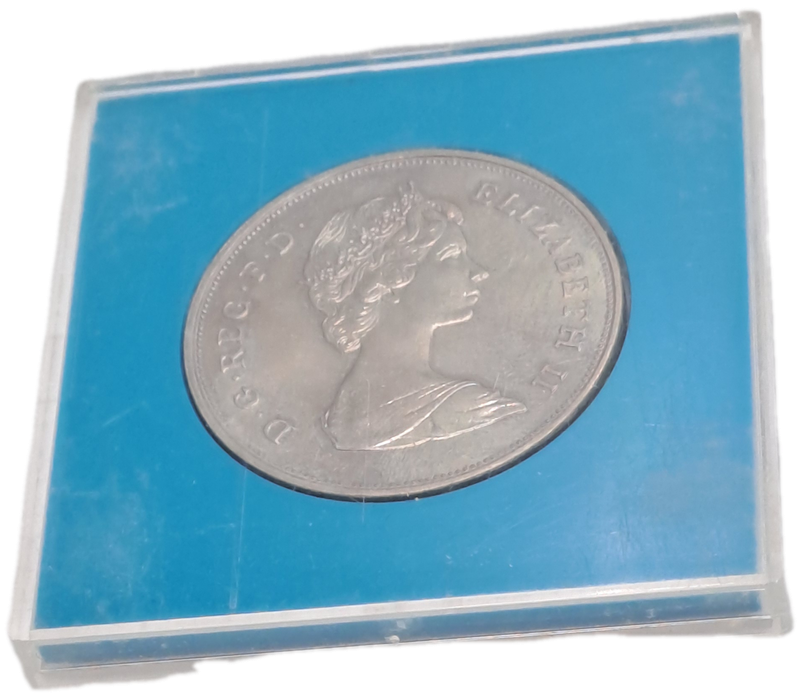 1981 The Royal Wedding Commemorative Crown-Charles and Diana - UNC In Holder