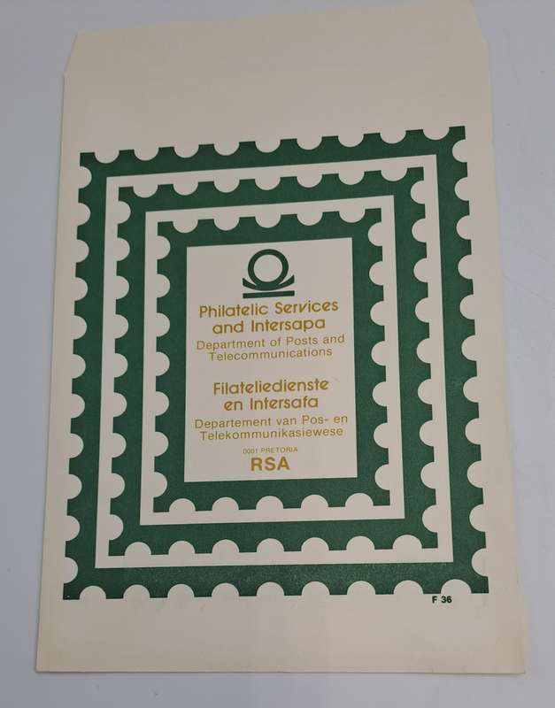 1961 To 1986 RSA 25 Years Postcard with Stamps- in Philatelic Services envelope -