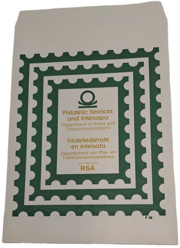 1961 To 1986 RSA 25 Years Postcard with Stamps- in Philatelic Services envelope -