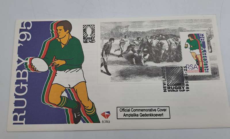 Rugby 1995 World Cup -FDC (First Day Cover) 6.14a 1995-05-25