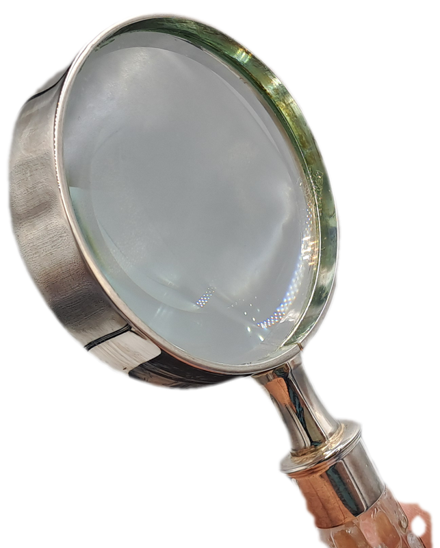Magnifying Glass and Letter Opener with Crystal handles-Maison de Campagne-French Made