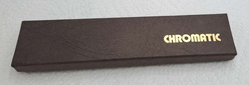 Vintage CHROMATIC Pen Double-Twist 2 Color Pen-USA ink is dry-in Box