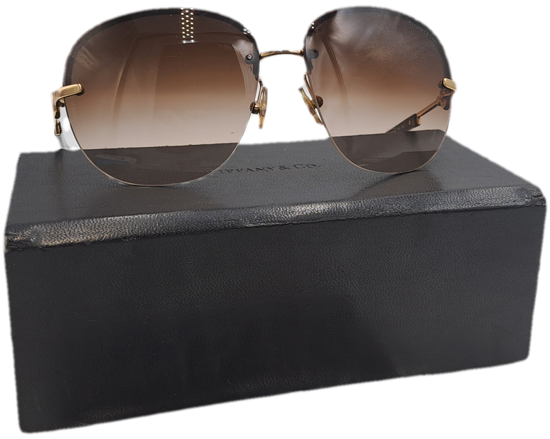 Pre-owned Tiffany & Co TF3023 Sunglasses made In Italy -Boxed