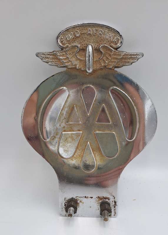 Vintage South Africa AA (Automobile association) Badge -