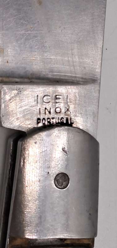 Antique Icel Inox Hawkbill Pocket Knife made in Portugal-Tip of Blade broken off