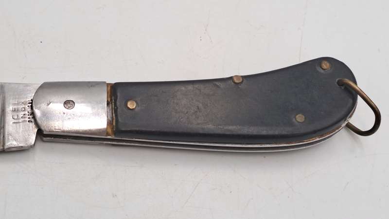 Antique Icel Inox Hawkbill Pocket Knife made in Portugal-Tip of Blade broken off