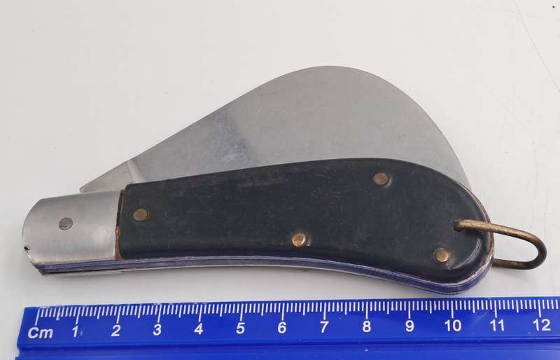 Antique Icel Inox Hawkbill Pocket Knife made in Portugal-Tip of Blade broken off