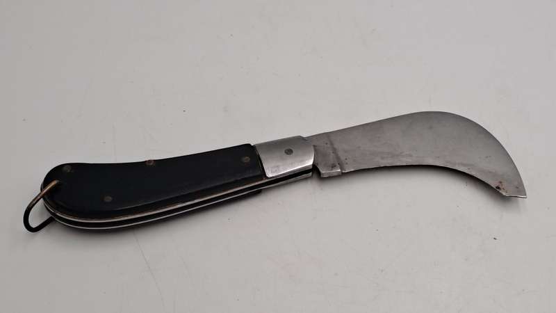 Antique Icel Inox Hawkbill Pocket Knife made in Portugal-Tip of Blade broken off