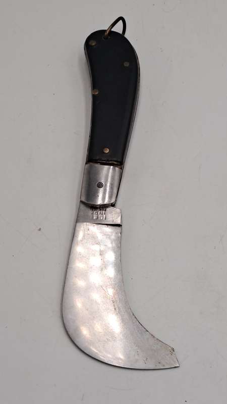 Antique Icel Inox Hawkbill Pocket Knife made in Portugal-Tip of Blade broken off