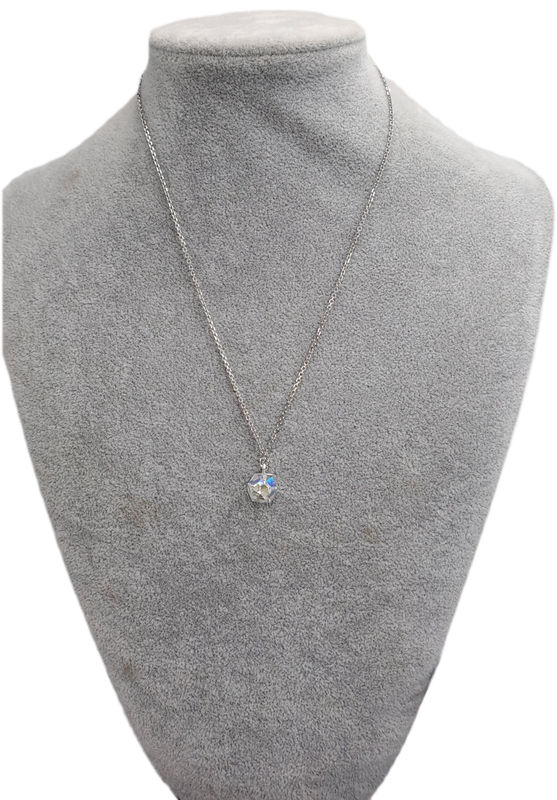 Genuine Swarovski Pendant Necklace-Light Cry Mol/RHS PP17 208-Boxed