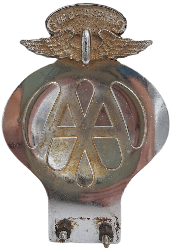 Vintage South Africa AA (Automobile association) Badge -
