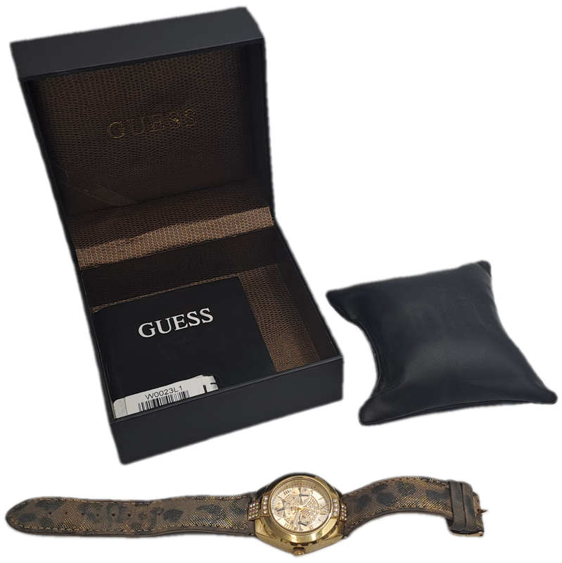 Pre-Owned -Ladies Guess Quartz watch- Boxed - Working -Japan Movement
