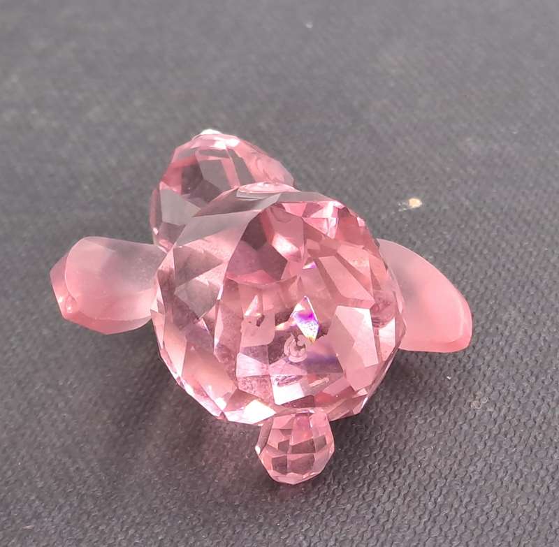 Swarovski 1039867 Crystal Figurine Bella the Rabbit -Discontinued -In wooden trinket box
