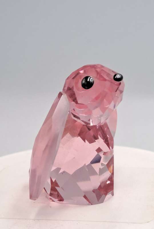 Swarovski 1039867 Crystal Figurine Bella the Rabbit -Discontinued -In wooden trinket box