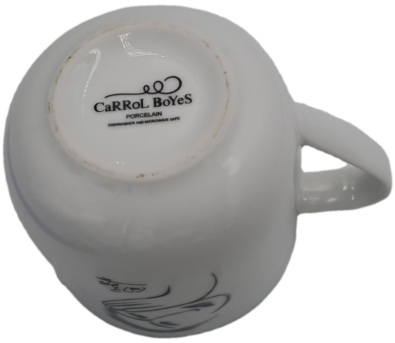Carrol Boyes "Rest Easy" Designer Porcelain Mug-Sketchbook Collection  -Capacity: 340ml