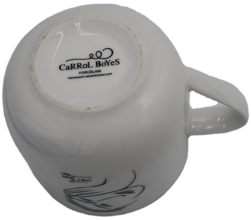 Carrol Boyes "Rest Easy" Designer Porcelain Mug-Sketchbook Collection  -Capacity: 340ml