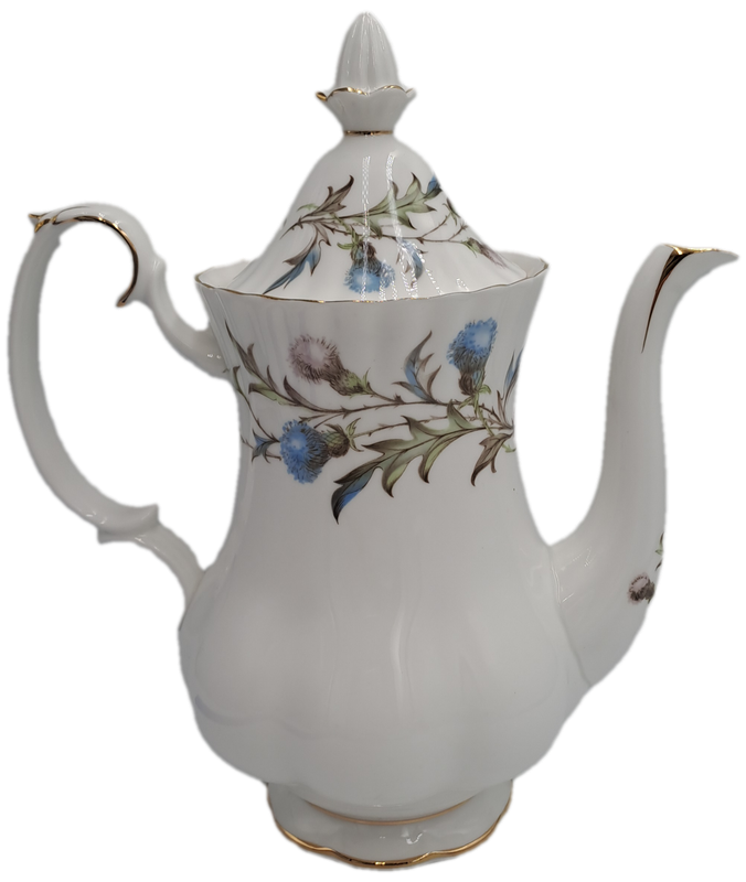 Vintage Royal Albert BRIGADOON  Coffee pot