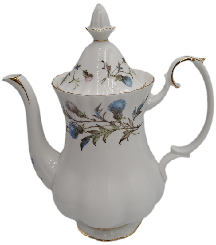 Vintage Royal Albert BRIGADOON  Coffee pot