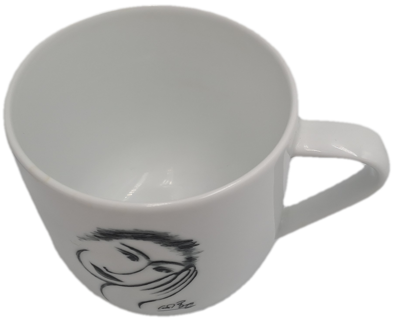 Carrol Boyes "Rest Easy" Designer Porcelain Mug-Sketchbook Collection  -Capacity: 340ml