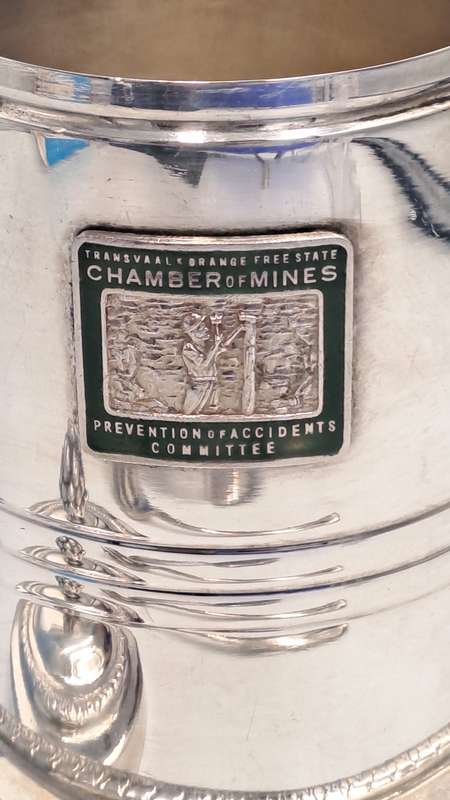 Vintage Transvaal and Orange Free State  Chamber of Mines Prevention of accidents Committee Trophy