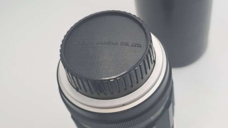 Vintage 1970 Minolta MC Tele Rokkor -QF 1:3.5 f200mm Lens in Leather Case with Caps