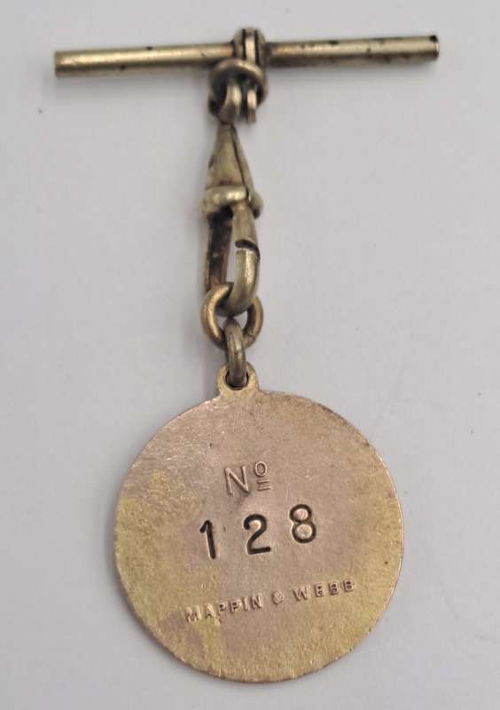 1953 Witwatersrand Agricultural Society Medal -No 128 -Brass and Enamel -Mappin &Webb