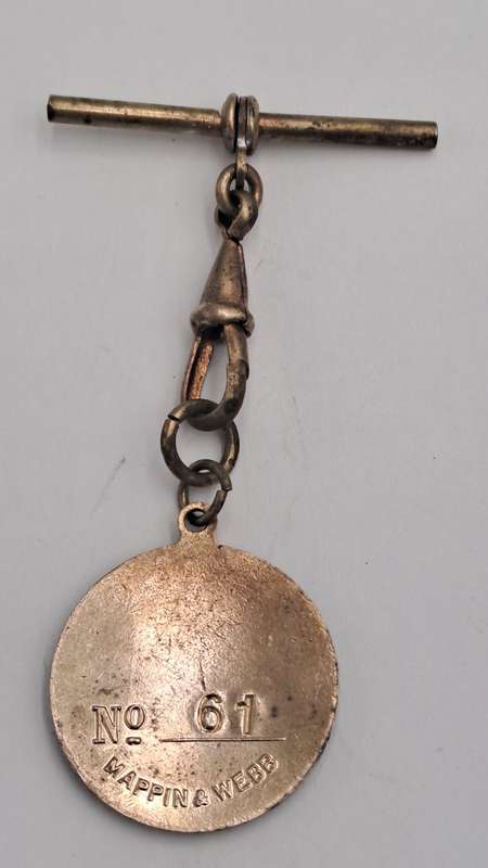 1945 and 1946 Witwatersrand Agricultural Society Medal -No 61 -Brass and Enamel -Mappin &Webb
