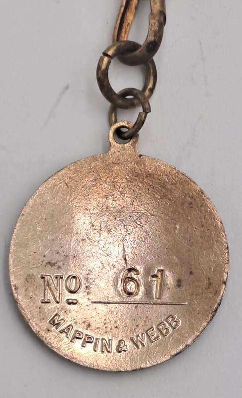 1945 and 1946 Witwatersrand Agricultural Society Medal -No 61 -Brass and Enamel -Mappin &Webb