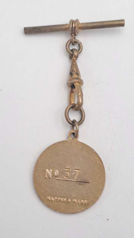 1947 and 1948 Witwatersrand Agricultural Society Medal -No 37 -Brass and Enamel -Mappin &Webb