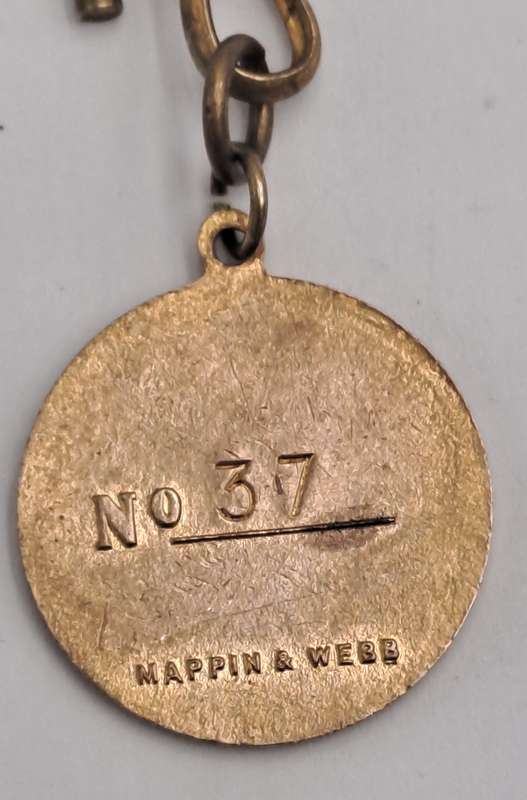 1947 and 1948 Witwatersrand Agricultural Society Medal -No 37 -Brass and Enamel -Mappin &Webb