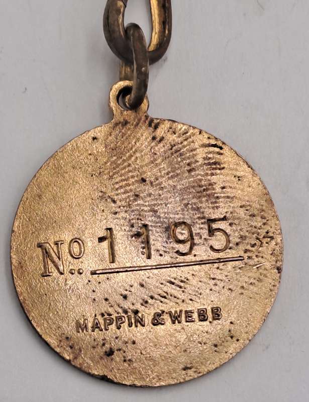 1948 and 1949 Witwatersrand Agricultural Society Medal -No 1195 -Brass and Enamel -Mappin &Webb