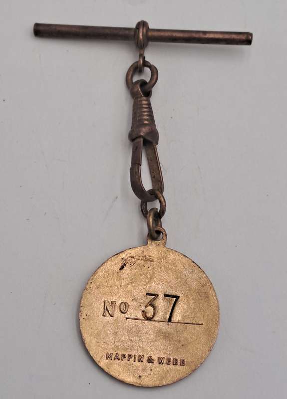 1941 and 1942 Witwatersrand Agricultural Society Medal -No 37 -Brass and Enamel -Mappin &Webb