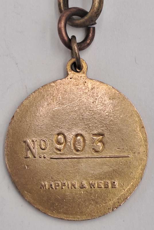 1949 and 1950 Witwatersrand Agricultural Society Medal -No 903-Brass and Enamel -Mappin &Webb
