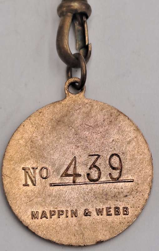 1946 and 1947 Witwatersrand Agricultural Society Medal -No 439-Brass and Enamel -Mappin &Webb