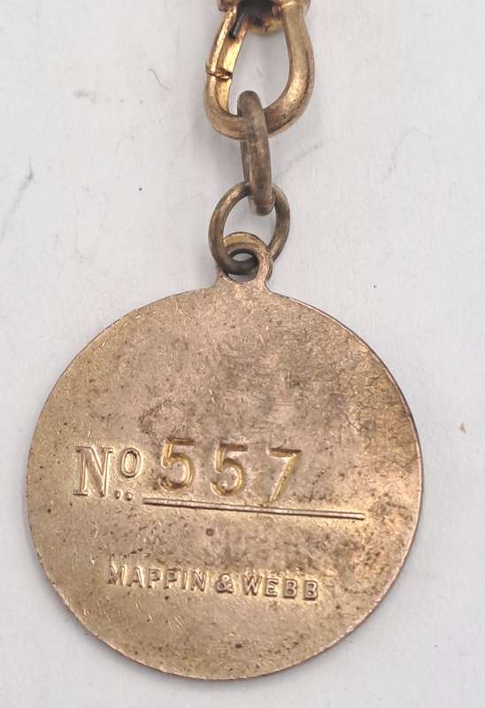 1948 and 1949 Witwatersrand Agricultural Society Medal -No 557-Brass and Enamel -Mappin &Webb