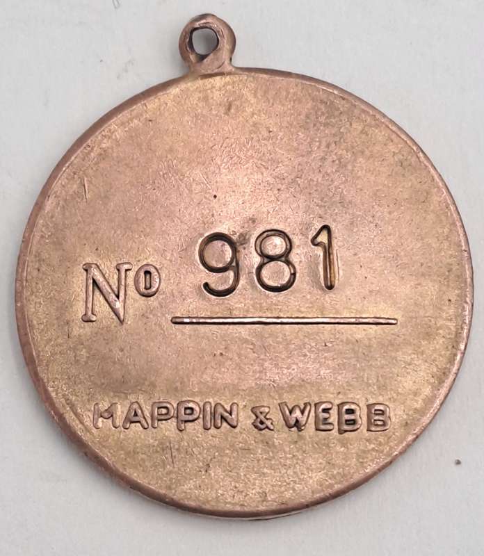 1950-1951 Witwatersrand Agricultural Society Medal -No 981-Brass and Enamel -Mappin & Webb