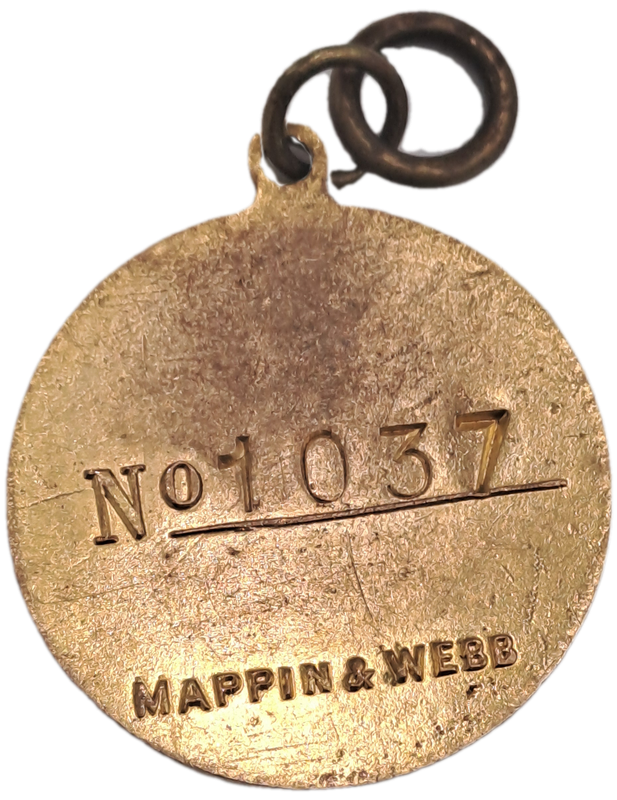 1945-1946 Witwatersrand Agricultural Society Medal -No 1037-Brass and Enamel -Mappin & Webb
