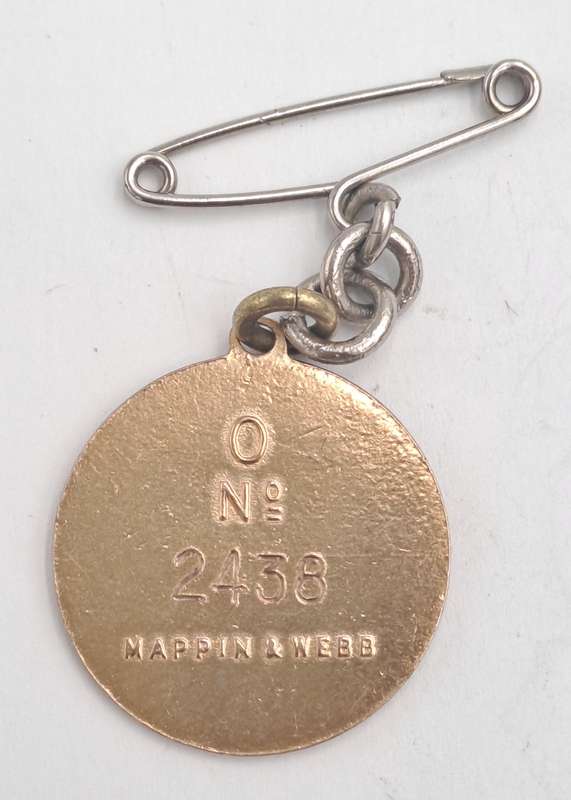 1960 Witwatersrand Agricultural Society Medal -No 2438-Brass and Enamel -Mappin & Webb
