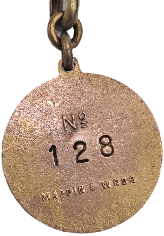 1953 Witwatersrand Agricultural Society Medal -No 128 -Brass and Enamel -Mappin &Webb