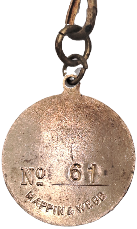 1945 and 1946 Witwatersrand Agricultural Society Medal -No 61 -Brass and Enamel -Mappin &Webb