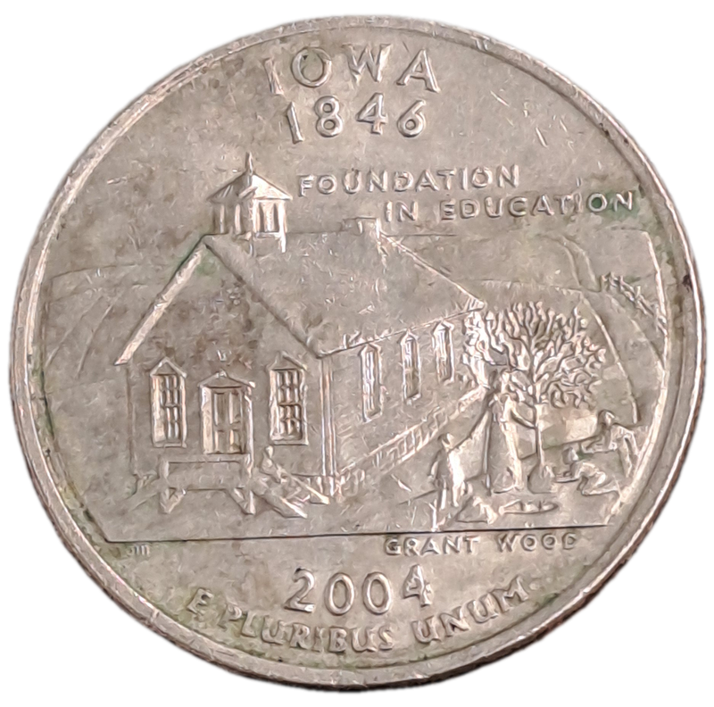 4 x 2004 United States ¼ Dollars Washington Quarter -2x Iowa-Texas-Michigan