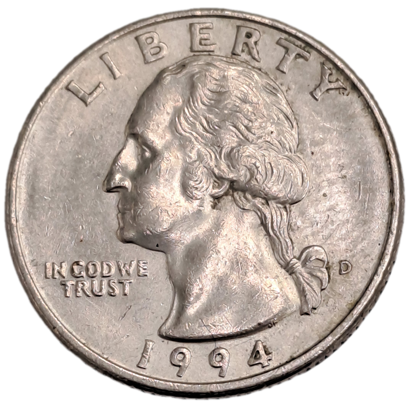 1994 United States ¼ Dollar "Washington Quarter"