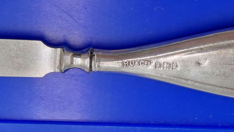 Antique sterling silver CUTICLE TOOL 12cm-Hallmarked Birmingham England