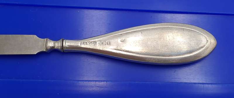 Antique sterling silver CUTICLE TOOL 12cm-Hallmarked Birmingham England