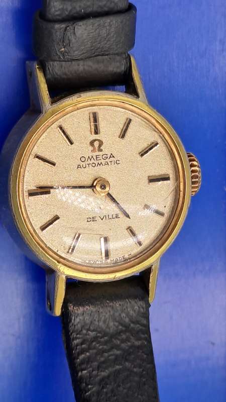 Vintage Ladies OMEGA De Ville Automatic Watch-Working