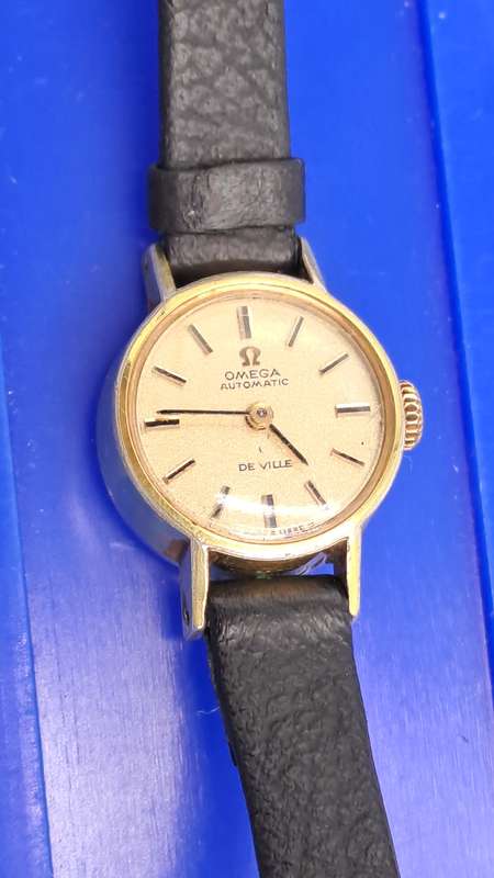 Vintage Ladies OMEGA De Ville Automatic Watch-Working