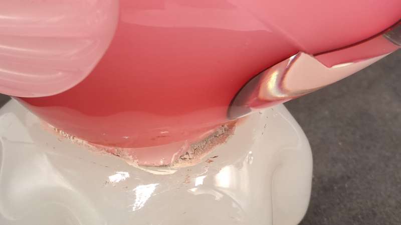 Vintage Murano Fish-Large 28cm -Made in  Italy-The base was repaired