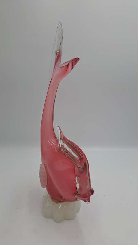 Vintage Murano Fish-Large 28cm -Made in  Italy-The base was repaired