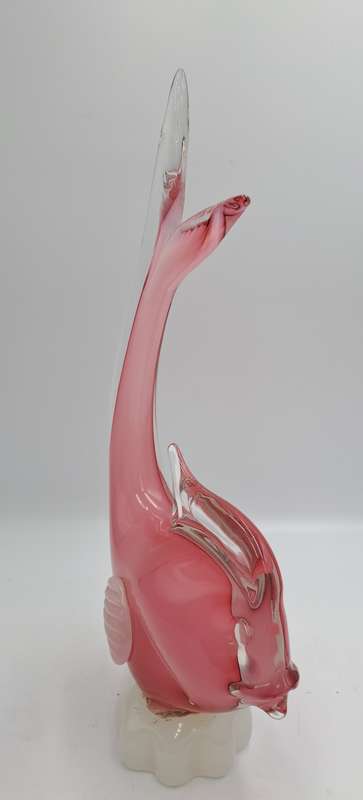 Vintage Murano Fish-Large 28cm -Made in  Italy-The base was repaired
